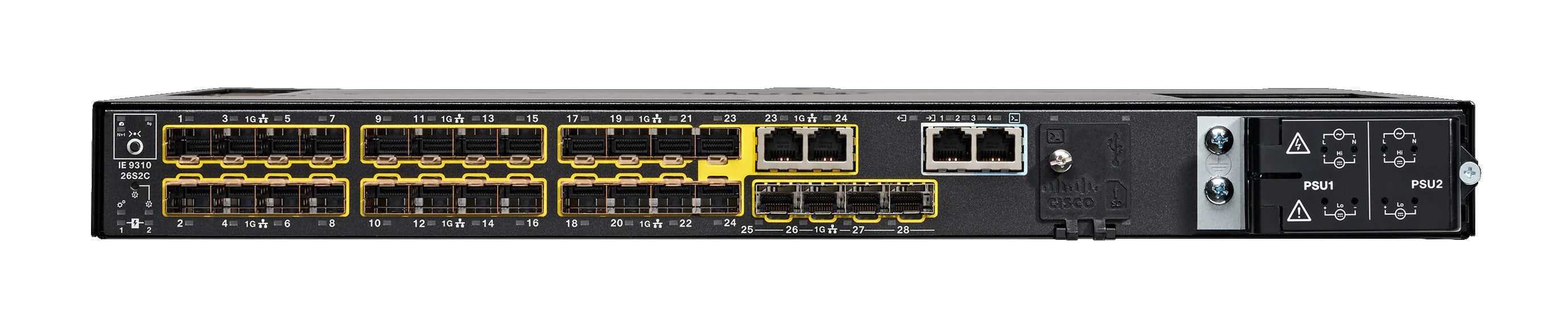 IE-9310-26S2C-E - Cisco Catalyst IE9310 24 Port GE Rugged Switch NE